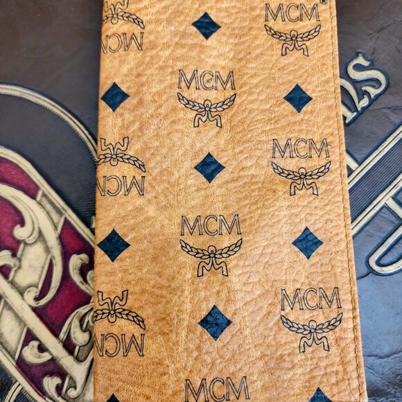 MCM Cognac Visetos Long Wallet - Picture 1 of 14